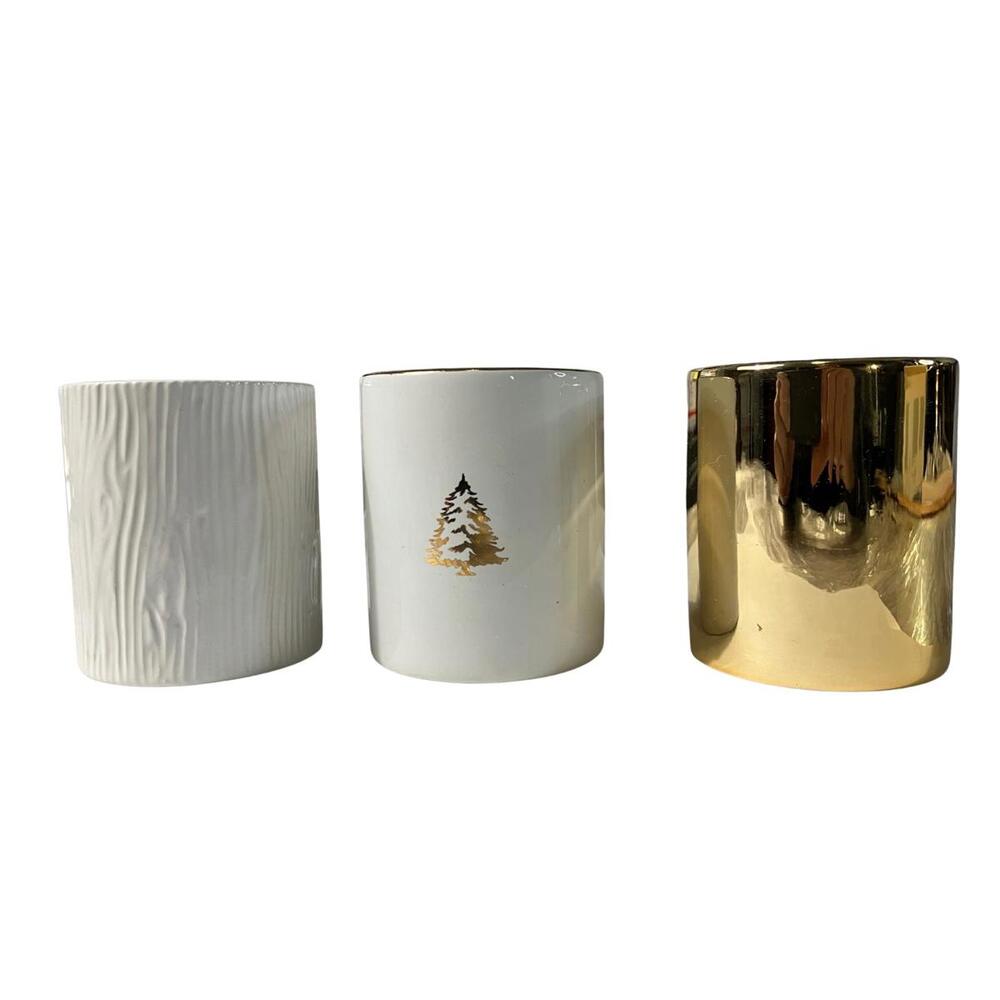 Thymes Frasier Fir Aromatic Candle Set - 3 Decorative Scented Candles